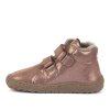 Zimní barefoot boty Froddo winter furry - Pink/Gold