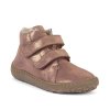 Zimní barefoot boty Froddo winter furry - Pink/Gold