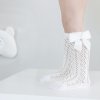Krajkové podkolenky s mašlí