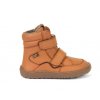 Zimní Barefoot boty Froddo Tex winter celokožené - Cognac