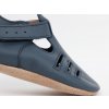 Kožené barefoot capáčky Bobux - Navy chase