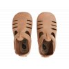 Kožené barefoot capáčky Bobux -Toffee Chase