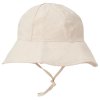 Dětský lněný UV klobouk Baby Mocs - Beige