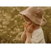 Dětský lněný UV klobouk Baby Mocs - Latte
