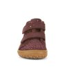 Celoroční barefoot boty Froddo First Step - Bordeaux+