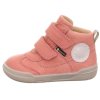 Celoroční barefoot boty Superfit s membránou - Rosa/Silber