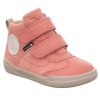 Celoroční barefoot boty Superfit s membránou - Rosa/Silber