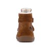 Zateplené barefoot boty s membránou Bundgaard Basil - Cognac