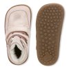 Zateplené barefoot boty s membránou Bundgaard Basil - Old Rose Glitter