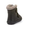 Vysoké zimní barefoot boty Froddo furry boot - Black