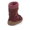 Zimní Barefoot sněhule Froddo Tex Track Suede - Bordeaux+