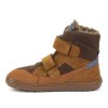 Zimní barefoot boty Froddo Up Tex winter - Cognac