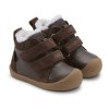 Bundgaard zimní barefoot boty s membránou Bloom Tex - Dark Brown