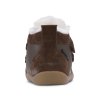 Bundgaard zimní barefoot boty s membránou Bloom Tex - Dark Brown