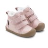 Bundgaard zimní barefoot boty s membránou Bloom Tex - Old Rose