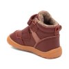 Zimní boty Bisgaard barefoot becky s membránou - Bordeaux