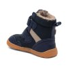 Zimní vysoké barefoot boty s membránou Bisgaard Timo Tex - Navy64129 1400 i