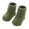 Teplé ponožky s protiskluzem - Zelená