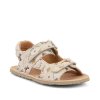 Dětské barefoot sandálky Froddo Flexy Mini - Beige