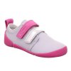 Barefoot textilní tenisky Superfit Vento - Hellgrau/Pink
