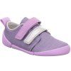 Barefoot textilní tenisky Superfit Vento - Lila/Silber