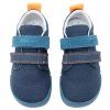 Barefoot textilní tenisky Superfit Vento - Blau/Orange