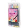Set 12 fixů Legami Brush Markers - Pastel Colours