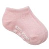Prodyšné ponožky s protiskluzem - růžová