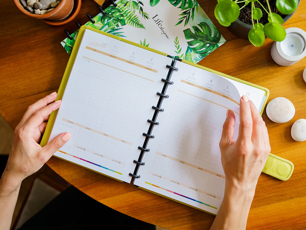 Tipy a triky: Jak sestavit diář na míru