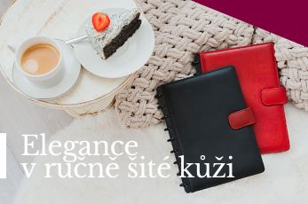 Ručně vyráběné kožené diáře