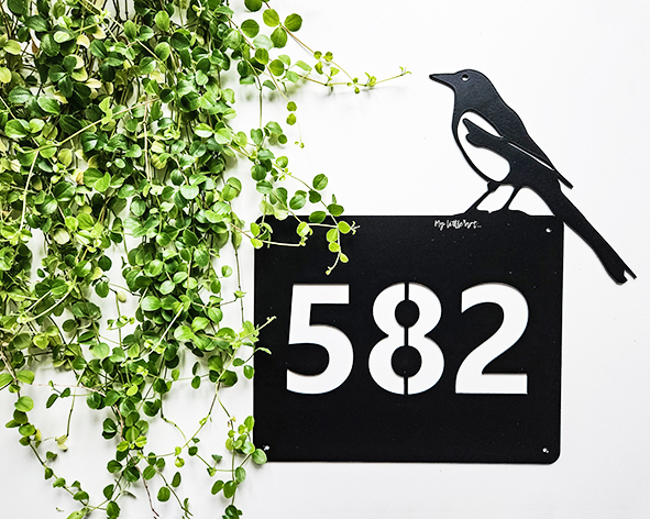 číslo popisné se strakou