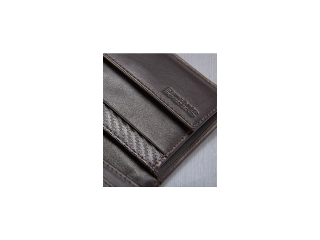 Samsonite kožená pánská peněženka s-derry černá | mylovebag