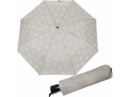 Doppler dámský skládací deštník Mini Fiber Su šedý