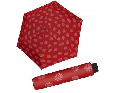 Doppler dámský skládací deštník Fiber Havanna Soul červený