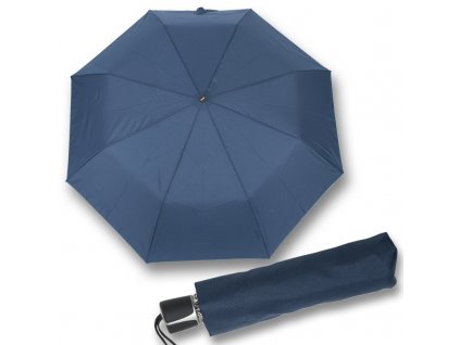 Doppler modrý skládací deštník Mini Fiber Uni