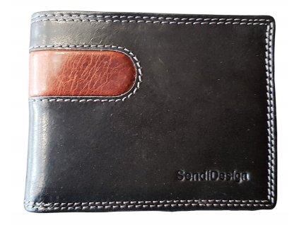 Pánská kožená peněženka Sendi Design Morgan černá