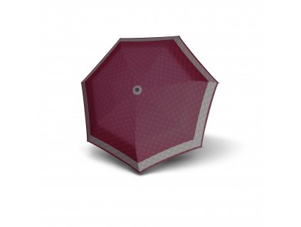 Doppler dámský skládací deštník Carbonsteel Mini XS RETE vínový