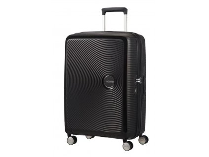 Cestovní kufr American Tourister soundbox spinner 67/24 tsa exp bass černý