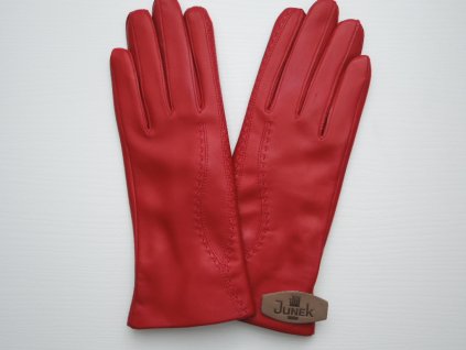 Dámské kožené rukavice - červené