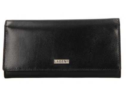 Dámská peněženka Lagen kožená velká černá