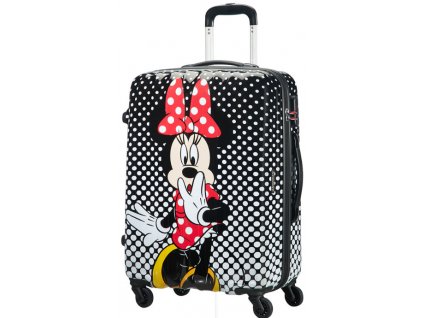 Střední kufr American Tourister Disney legends 65/24  Minnie mouse polka dot