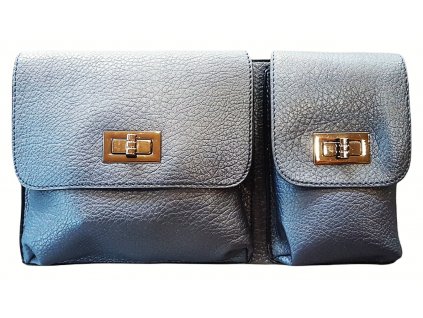 Crossbody dámská kabelka Flora&Co se dvěma kapsami modrá