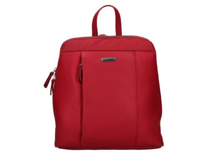 Lagen dámský kožený batoh červený