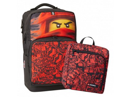LEGO Ninjago Red Maxi Plus - školní batoh