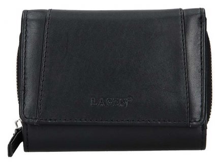 Lagen dámská kožená peněženka malá černá