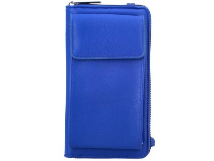 Paolo Bags pouzdro na mobil a peněženka v jednom modrá