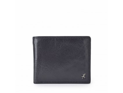 Cosset pánská kožená peněženka se zipem černá