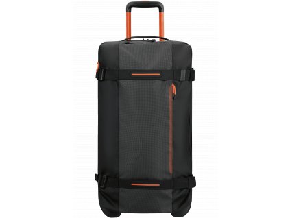 American Tourister urban track látková cestovní taška na kolečkách M černo oranžová