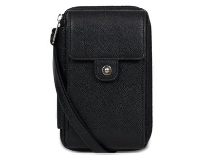 Hexagona dámská crossbody peněženka černá