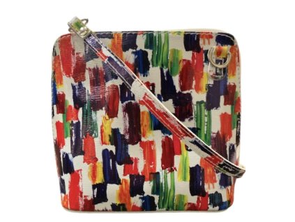 Vera Pelle kožená malá crossbody barevná